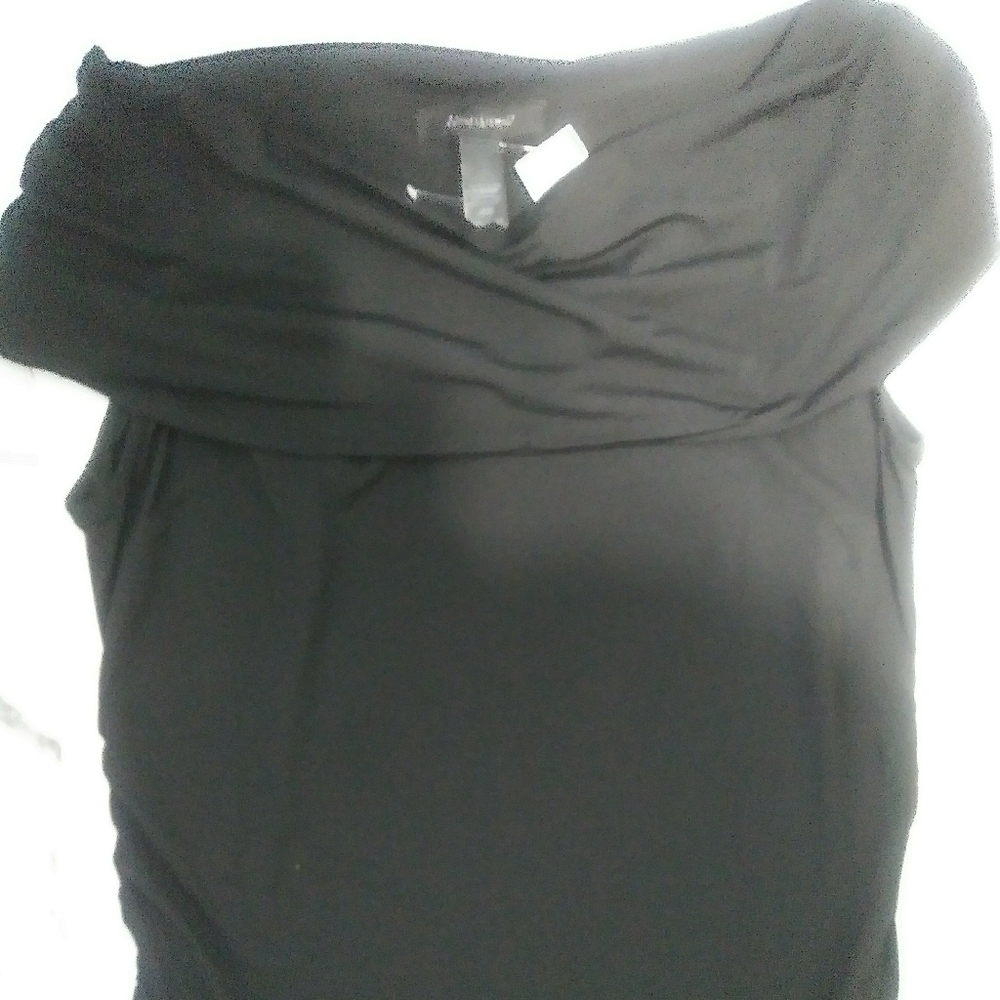 NWT Black Ashley Stewart short sleeve shirt